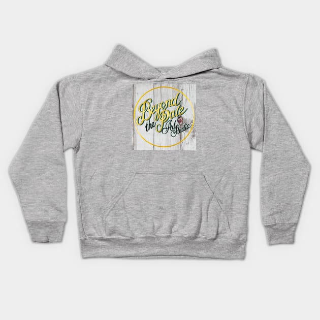 Logo Design for Beyond the Pale Art Studio Kids Hoodie by AmyCNicholls